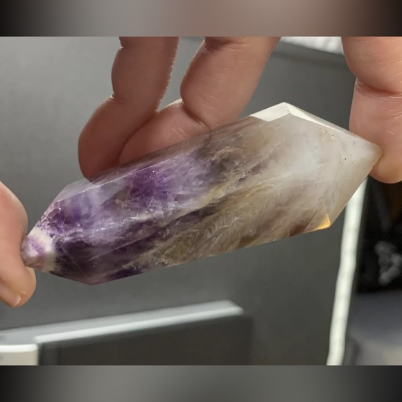 BOGO1/2 Chevron Amethyst Double
Pointed Polished Crystal Tower
Wand Healing 82g - Picture 11 of 17